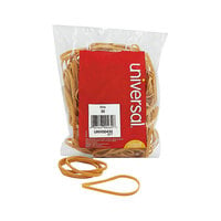 Universal UNV00432 3 inch x 1/8 inch Beige #32 Rubber Band, 1/4 lb.