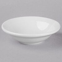 World Tableware BW-1132 Basics 3.5 oz. Bright White Porcelain Fruit Bowl - 36/Case