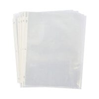 Universal UNV21123 8 1/2 inch x 11 inch Clear Economy Sheet Protector, Letter - 200/Box