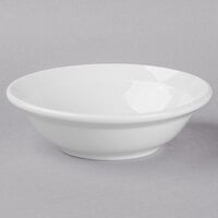 World Tableware BW-1131 Basics 10 oz. Bright White Porcelain Grapefruit Bowl - 36/Case