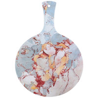 Tablecraft MP13TM Frostone Acacia 13 inch Tuscan Marble Melamine Display Paddle