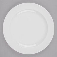 Libbey BW-1111 Basics 7" Bright White Medium Rim Porcelain Plate - 36/Case