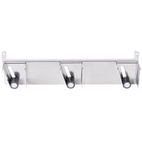 Matfer Bourgeat 112030 Wall Mounted Utensil Holder Rack with 3 Hangers