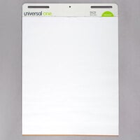 Universal UNV35603 25 inch x 30 inch Unruled White Recycled Self Stick Easel Pad - 2/Pack