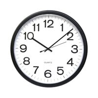 Universal UNV11641 12" Black Wall Clock