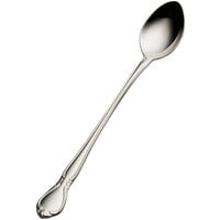 Bon Chef S1802 Queen Anne 7 5/8 inch 18/10 Stainless Steel Iced Tea Spoon - 12/Case
