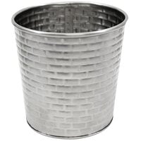 Tablecraft GTSS31 Brickhouse Collection 13 oz. Stainless Steel Round Fry Cup