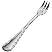Bon Chef S608 Victoria 5 5/8 inch 18/10 Stainless Steel Oyster / Cocktail Fork - 12/Case