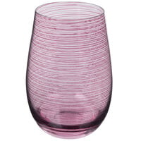 Stolzle S3527712T Twister 16.5 oz. Lilac Stemless Wine Glass / Tumbler - 6/Pack