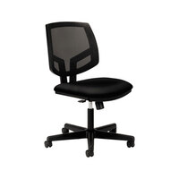 HON 5713GA10T Volt Black Polyester Mesh Back Synchro-Tilt Task Chair with Casters