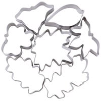 Ateco 4852 7-Piece Stainless Steel Leaf Cutter Set