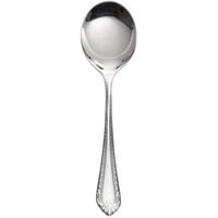 Reed & Barton RB120-016 London 5 1/2 inch 18/10 Stainless Steel Extra Heavy Weight Bouillon Spoon - 12/Case