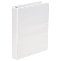 Universal UNV20972 White Economy Non-Stick View Binder with 1 1/2" Round Rings