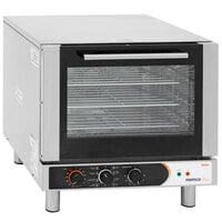 Nemco 1115 Half Size 3 Shelf Countertop Convection Oven with Broiler - 208-240V, 2750-2900W