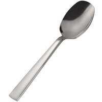 Bon Chef S3703 Roman 6 1/4 inch 18/10 Stainless Steel Extra Heavy Soup / Dessert Spoon - 12/Case