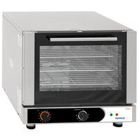 Nemco 1105-28 Half Size 3 Pan Countertop Convection Oven - 208-240V, 2650-2800W