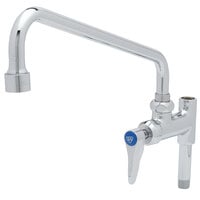 T&S B-0156-VF22 12" Add On Faucet with Vandal Resistant Aerator and Swing Nozzle for Pre-Rinse Units
