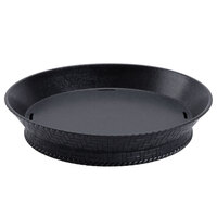 GET RB-880-BK 10 1/2 inch Black Round Plastic Fast Food Basket with Base - 12/Pack