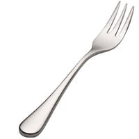 Bon Chef S4008 Como 5 1/2 inch 18/10 Stainless Steel Extra Heavy Oyster / Cocktail Fork - 12/Case