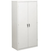 HON SC1872Q Brigade 36" x 18 1/4" x 71 3/4" Light Gray Storage Cabinet