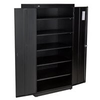 HON SC2472P Brigade 36 inch x 24 1/4 inch x 71 3/4 inch Black Storage Cabinet