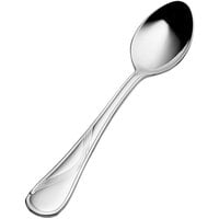 Bon Chef S2200 Wave 6 1/4 inch 18/10 Stainless Steel Teaspoon - 12/Case