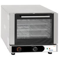 Nemco 1105-17 Half Size 3 Pan Countertop Convection Oven - 120V, 1700W