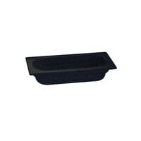 Tablecraft CW340MBS 12 3/4" x 6 7/8" x 2 1/2" Midnight with Blue Speckle 1/3 Size Cast Aluminum Food Pan