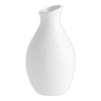 Acopa 3 3/4" Bright White Porcelain Jug Bud Vase - 12/Case