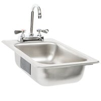 Advance Tabco DI-1-5 Drop In Stainless Steel Sink 5 inch Deep