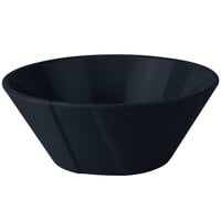 Tablecraft CW1449MBS 1 Qt. Midnight with Blue Speckle Round Cast Aluminum Serving Bowl