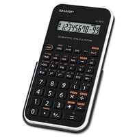 Sharp SHREL501X2BWH 10-Digit LCD Battery Powered Scientific Calculator