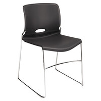 HON 4041LA Olson Stacker Lava Chair with Sled Base - 4/Case