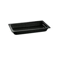Tablecraft CW300BKGS 20 3/4" x 12 3/4" x 2 1/2" Black with Green Speckle Full Size Cast Aluminum Food Pan