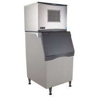 Scotsman C0530SA-1D Prodigy Series 30 inch Air Cooled Small Cube Ice Machine with Plastic Exterior Bin - 525 lb.