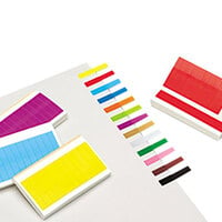 Redi-Tag 20202 13 Assorted Color 1 inch x 3/16 inch Removable Page Flag - 240/Pack
