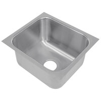 Advance Tabco 1824A-12 1 Compartment Undermount Sink Bowl 18 inch x 24 inch x 12 inch