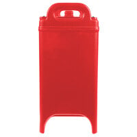 Cambro 350LCD158 Camtainer 3.375 Gallon Hot Red Insulated Soup Carrier