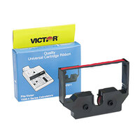 Victor 7011 1/2 inch Wide Black / Red Calculator Ink Ribbon