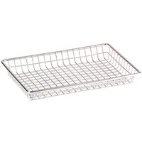 Clipper Mill by GET 4-835812 12 inch x 8 inch Stainless Steel Rectangular Grid Basket