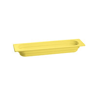 Tablecraft CW330Y 20 3/4" x 6 3/8" x 2 1/2" Yellow Half Size Long Cast Aluminum Food Pan