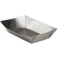 Clipper Mill by GET 4-80868 6 inch x 4 1/2 inch Stainless Steel Boat Tray