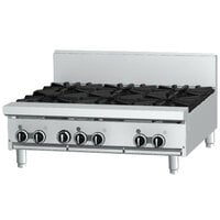Garland GF36-2G24T Natural Gas 2 Burner Modular Top 36 inch Range with Flame Failure Protection and 24 inch Griddle - 88,000 BTU