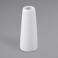 Acopa 4 inch Bright White Porcelain Bud Vase - 12/Case