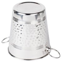 American Metalcraft WB9 5 Qt. Hammered Stainless Steel Wine Bucket