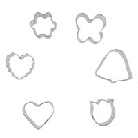 Wilton 191004964 6-Piece Metal Mini Romantic Cookie Cutter Set