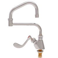 Fisher 48356 Deck Mounted Faucet with 19 inch Double-Jointed Swing Nozzle, 2.2 GPM Aerator, and Wrist Handle