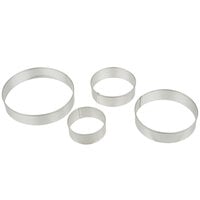 Wilton 191004936 4-Piece Metal Nesting Circles Cookie Cutter Set