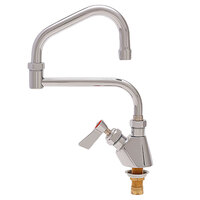 Fisher 47716 Deck Mounted Faucet with 21 inch Double-Jointed Swing Nozzle, 2.2 GPM Aerator, and Lever Handle