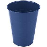 Creative Converting 28113781 16 oz. Navy Blue Plastic Cup - 20/Pack